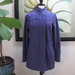 TITLE NINE Purple Wool Athletic Jacket